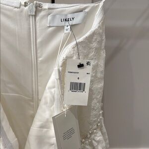 Likely Strapless White Dress